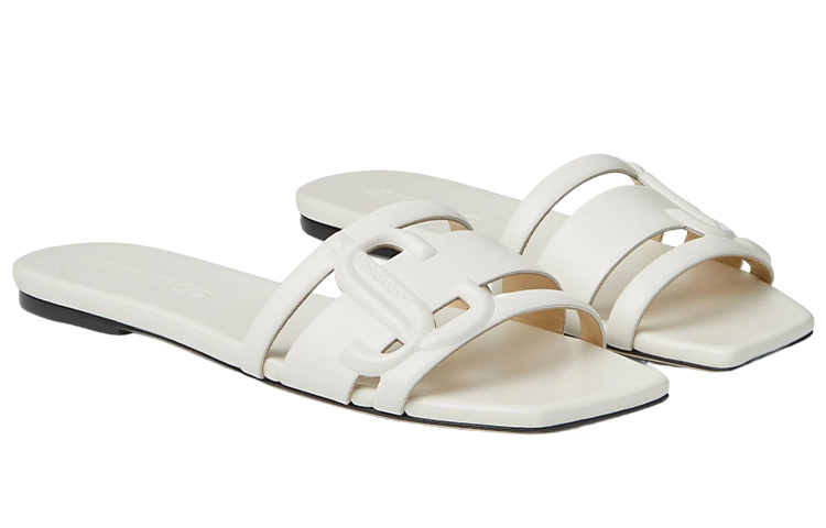 Jimmy Choo Quiet Stylish Sandal Women's Latte