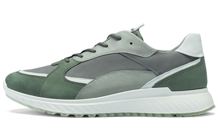 Ecco Fit For Action Cushioning Anti-Slip And Wear-Resistant Low-Top Casual Shoes Men's Green