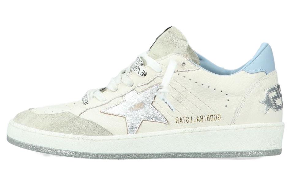 Golden Goose Ball Star White Blue Fog Silver Women's