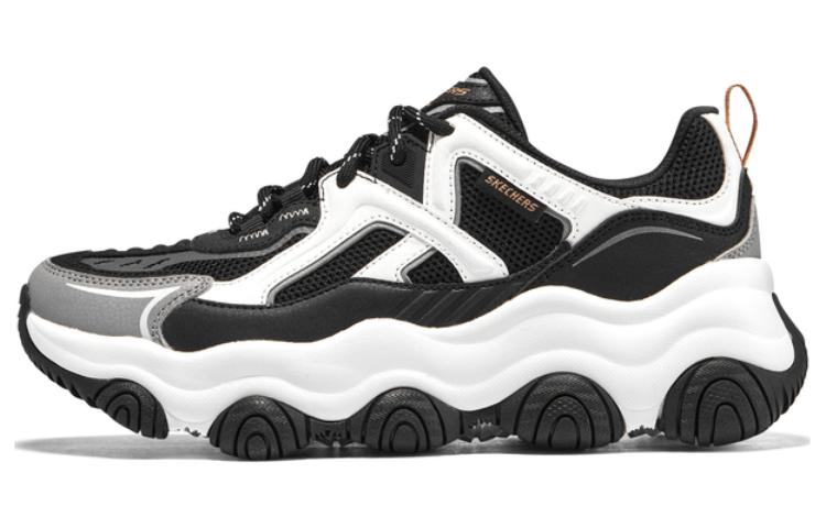 Skechers Rover X Purple Bear Low Top Chunky Sneakers Women's Black White