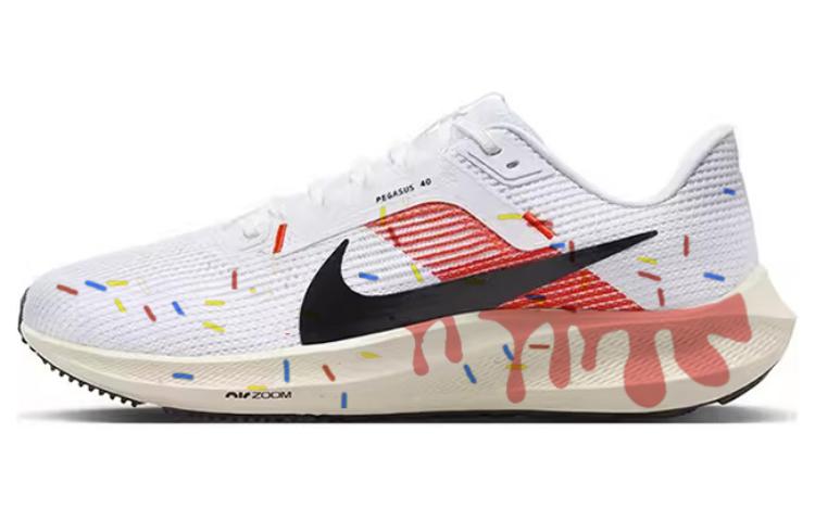 Nike Air Zoom Pegasus 40 Cushioning Anti-Slip And Wear-Resistant Low-Top Running Shoes Unisex White