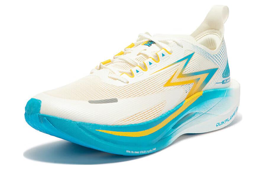 361° Fly Burn 2.5 Cushioning Wear-Resistant Low-Top Running Shoes Men's Blue White