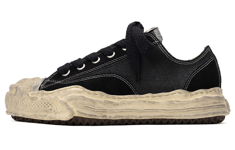 MIHARA YASUHIRO Skateboard Shoes Men Low-Top Black