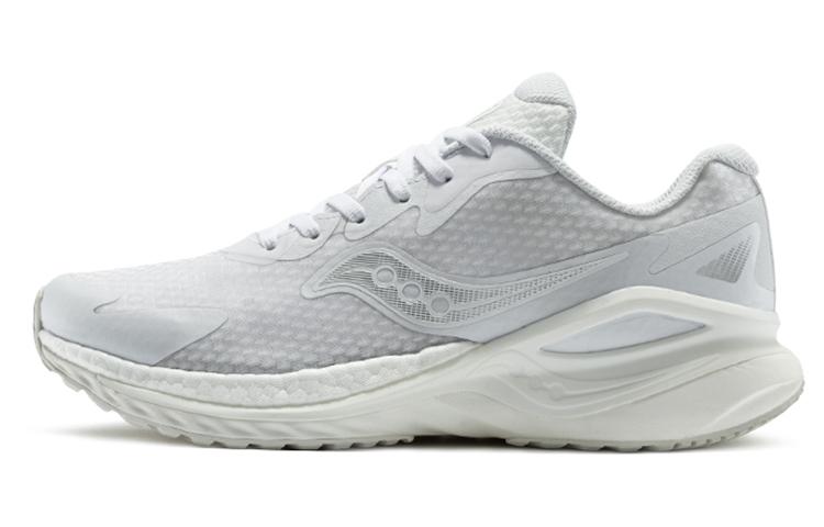 Saucony Phoenix Hybrid Firebird Cushioning Breathable Low-Top Running Shoes Men's White
