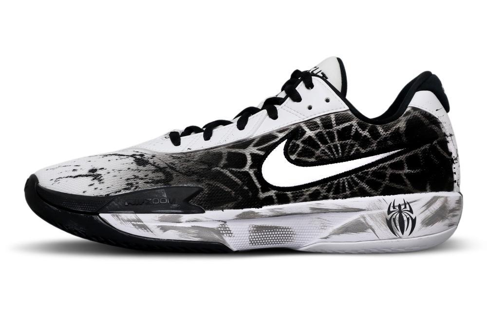 Nike Air Zoom G.T. Cut Academy Cushioned Wear-Resistant Breathable Low-Top Basketball Shoes Men's Black White