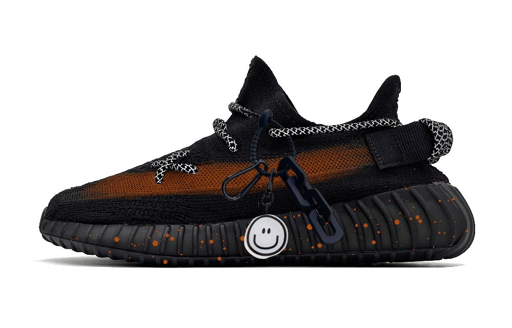 Adidas Originals Yeezy Boost 350 V2 Low Top Casual Shoes Unisex Black