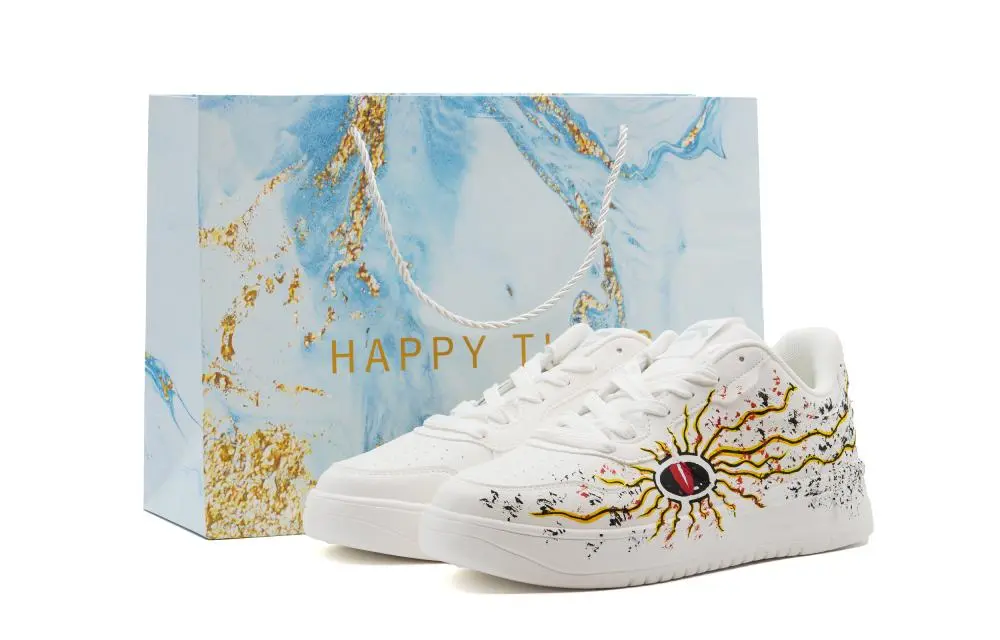 Anta Relaxed Cushioning Coverage And Abrasion Resistant Low top Skateboard Shoes Unisex White