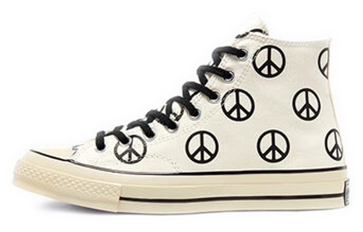Converse Chuck Taylor All Star 70 Hi Unleash Peace Egret Black
