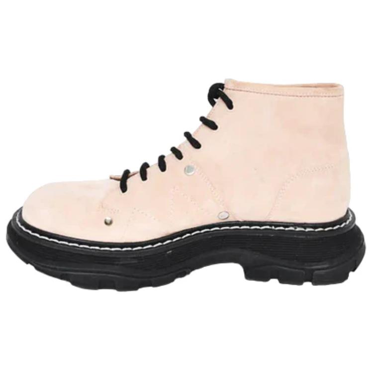Alexander McQueen Tread Boots 'Beige Black' Women's