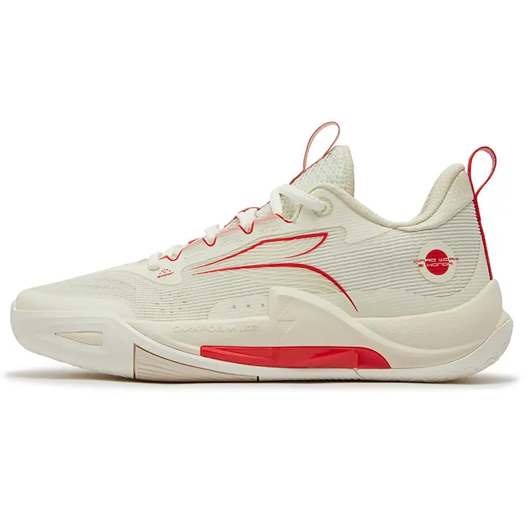 361° Basketball Shoes Men's Low top Feather White/Lotus Seed White