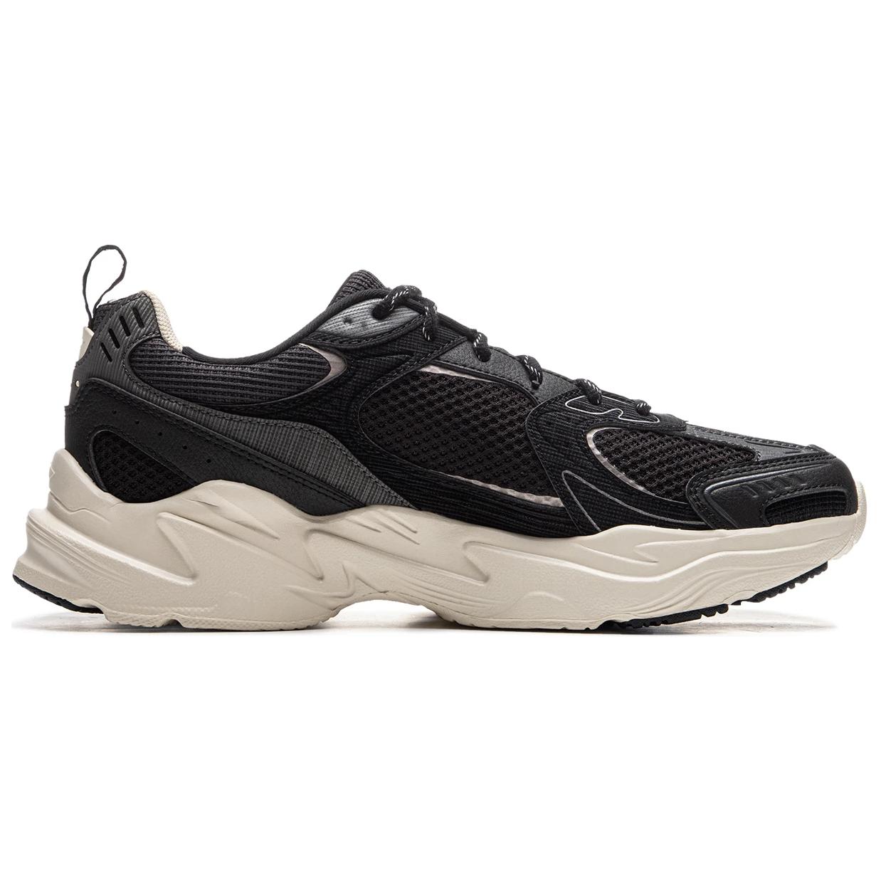 LiNing Meteor 2K Cushioning, Slip Resistant, Abrasion Resistant Support Low Top Chunky Sneakers Men's Black купить в интернет-магазине Yoocart с быстрой доставкой по России.