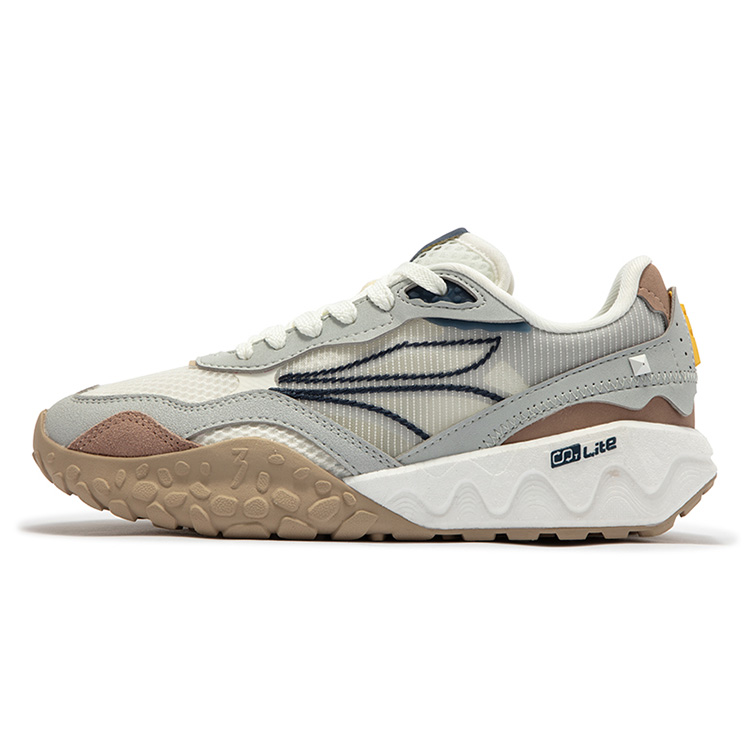 361° Anti-Slip Wear-Resistant Low-Top Casual Shoes Women's Greige