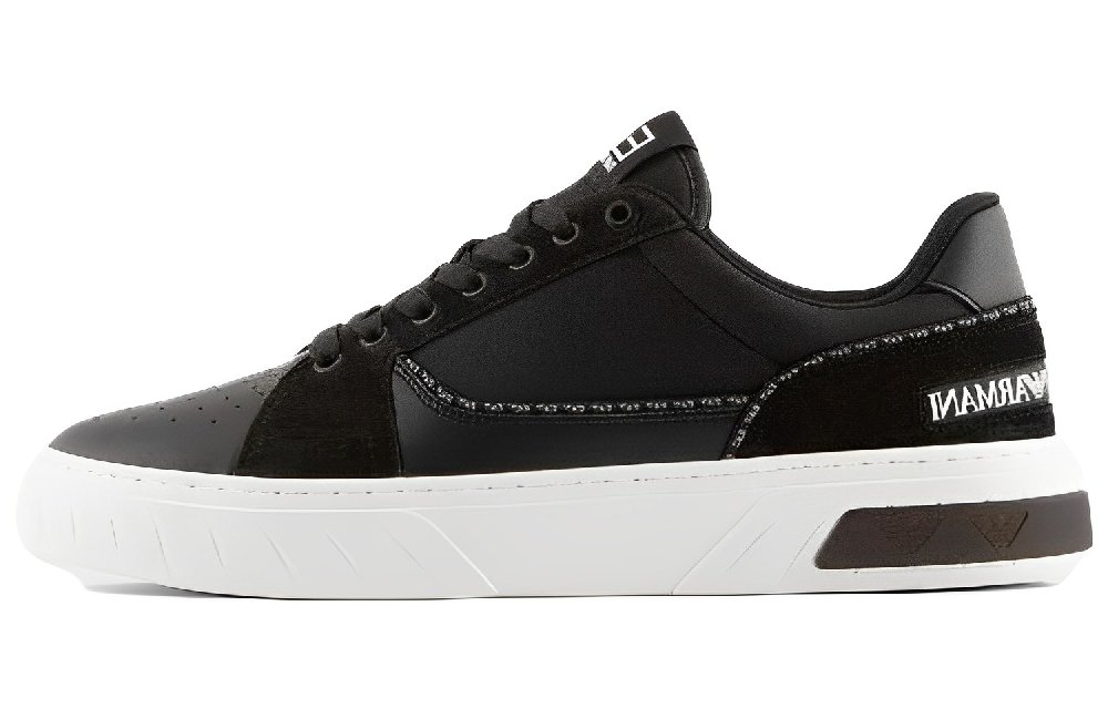 Ea7 EMPORIO ARMANI Lace-up Leather Sneakers