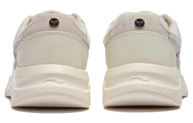 LI NING 1990 Commuter Series Cushioned Slip Resistant Abrasion Resistant Low Top Casual Shoes Women's