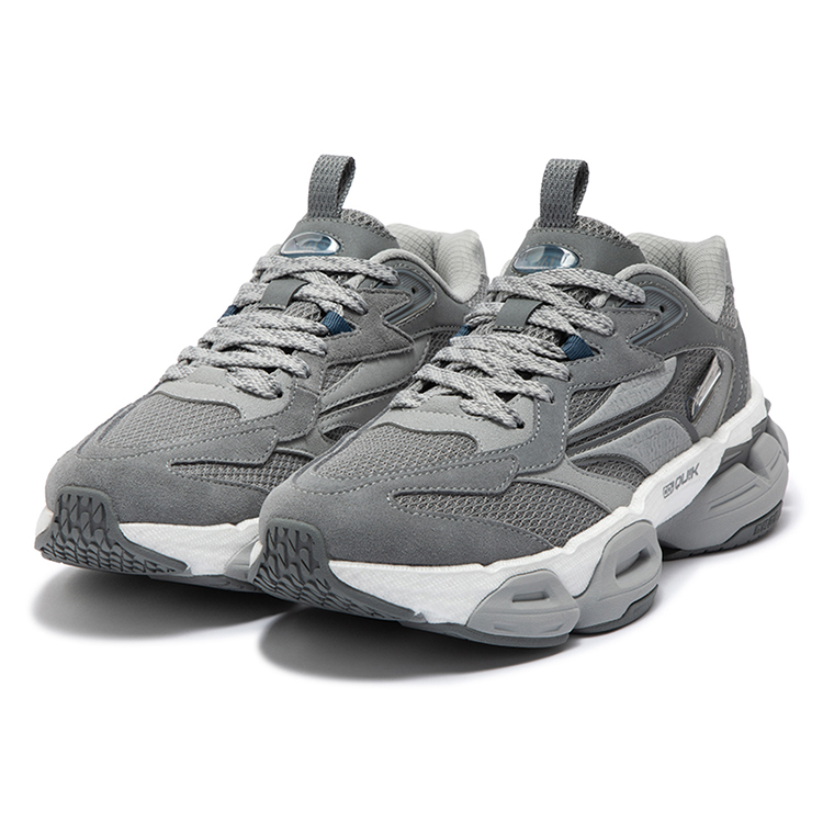 361° Spiritual Gaze PRO Anti-Slip Wear-Resistant Low-Top Casual Shoes Men's Graphite Gray