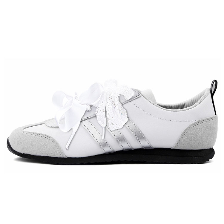 Adidas VS JOG 2.0 Low Top Casual Shoes Unisex White Gray купить в интернет-магазине Yoocart с быстрой доставкой по России.