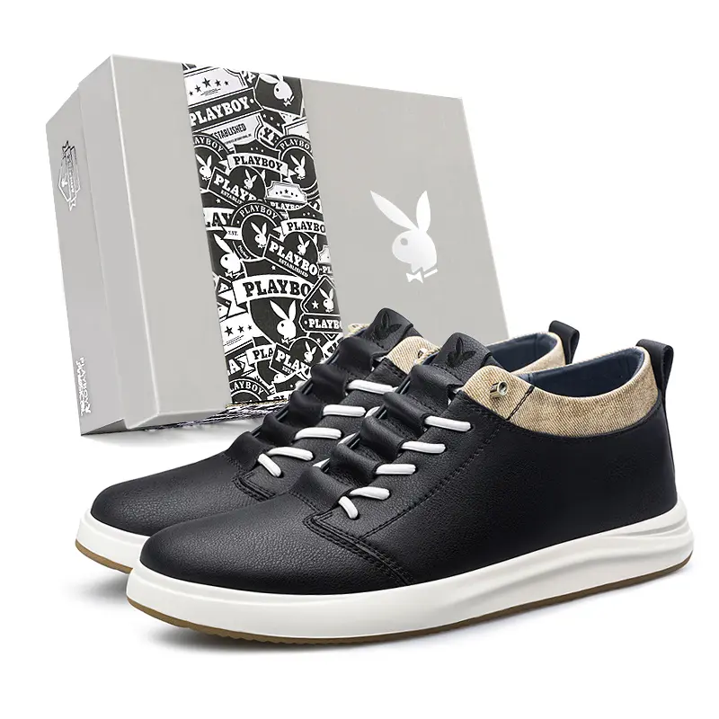 Playboy Mid Top Skateboard Shoes Men's