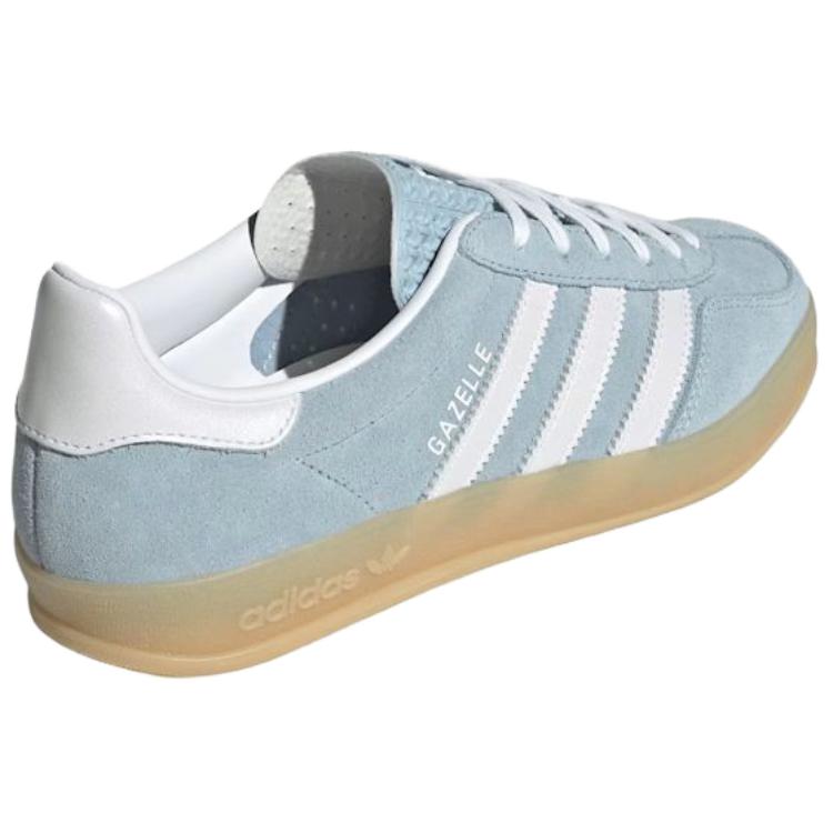 Adidas Originals GAZELLE INDOOR Abrasion Resistant Low Top Skateboard Shoes Women's Blue купить в интернет-магазине Yoocart с быстрой доставкой по России.