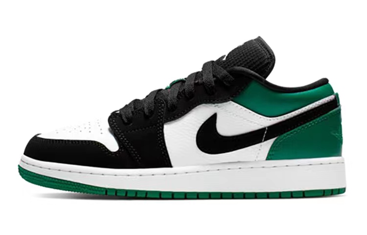 Jordan Air Jordan 1 Low Snow Seamless Anti Slip Wear Resistant Low Top Vintage Basketball Shoes GS Black Green купить в интернет-магазине Yoocart с быстрой доставкой по России.