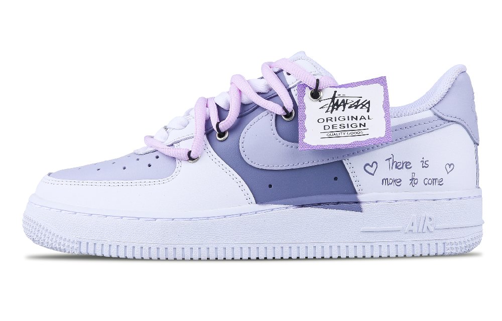 Nike Air Force 1 Low-Top Skateboard Shoes Men's Mauve