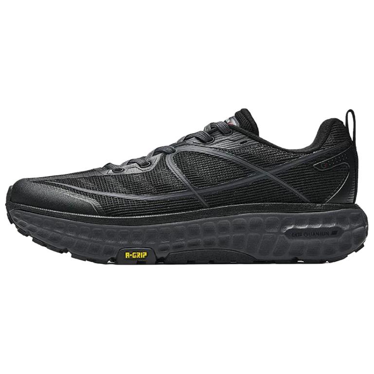 Anta Breathable And Wear resistant Low Top Casual Running Shoes Men's Black