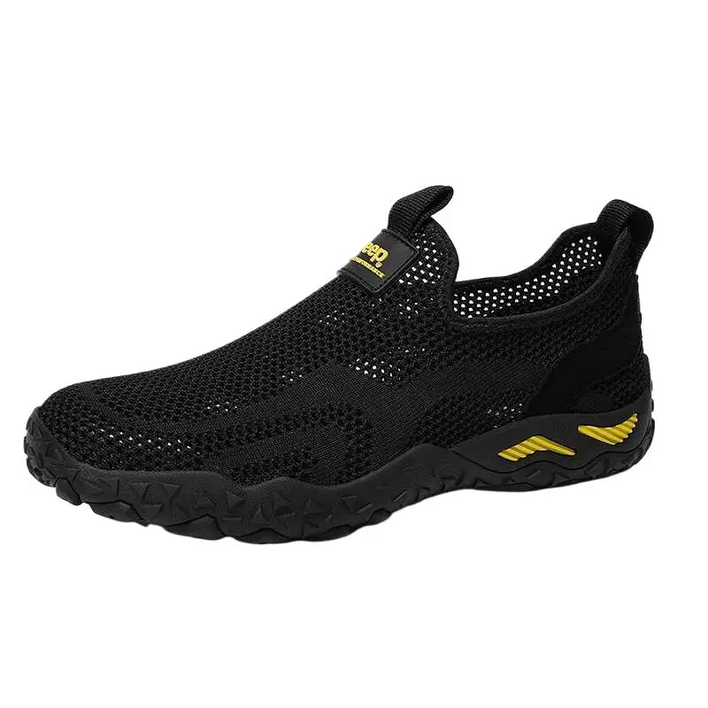 Jeep Low Top Hiking Shoes Men's Black