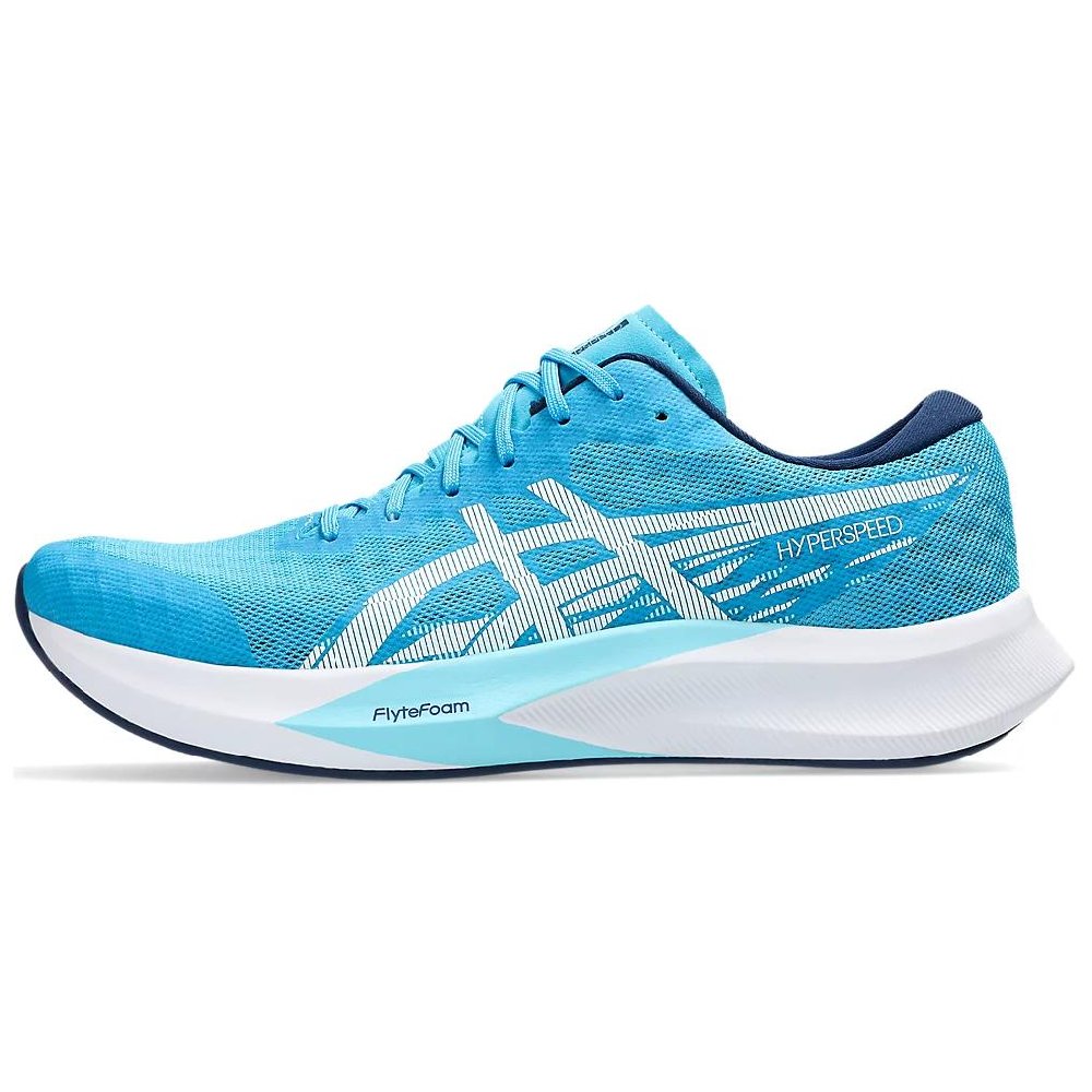 Asics HYPER SPEED 4 Cushioning Slip Resistant Low Top Running Shoes Men's Blue White