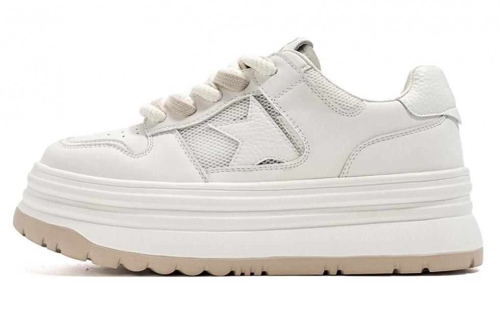 EBLAN Low-Top Casual Shoes Women's Ecru