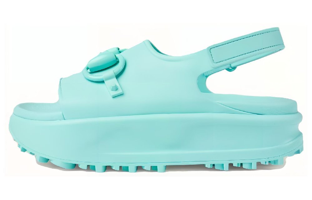 GUCCI Interlocking G Platform Sandal Blue Women's