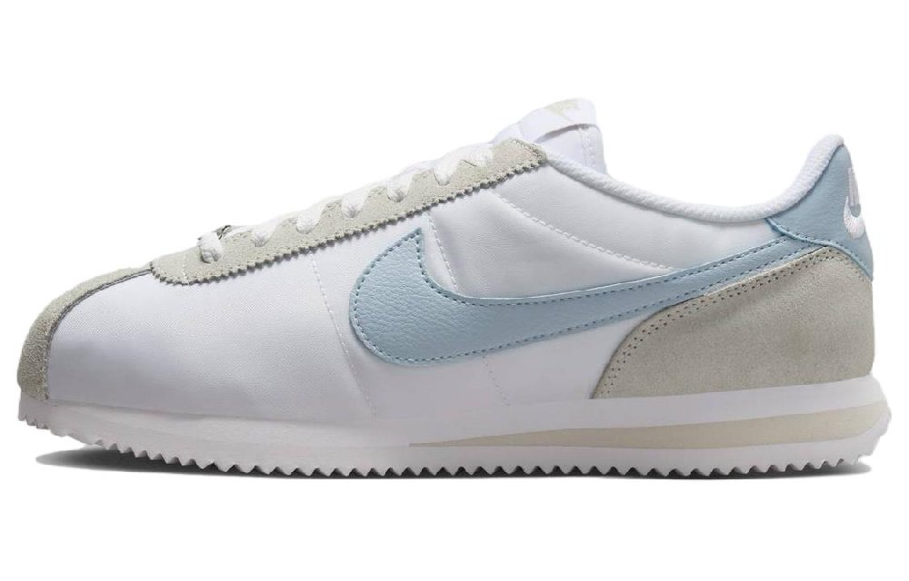 Nike Cortez Textile White Light Orewood Brown Summit White Light Armory Blue Women's