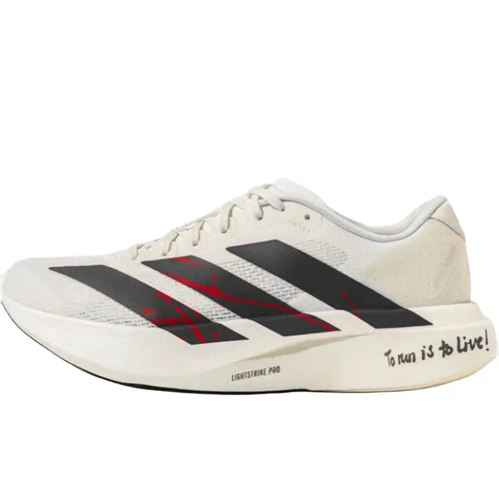 Adidas Adizero Evo SL Running Shoes Men's White Red Black