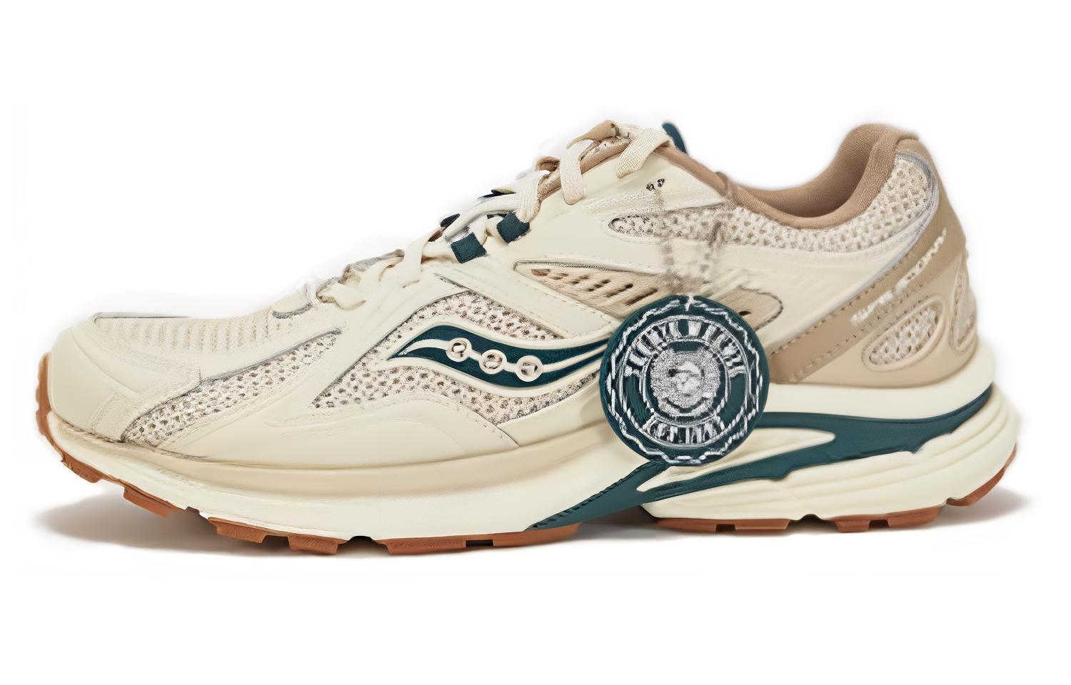 Teenie Weenie x Saucony Kinvara 4 Re Blossom Cushioned Wear-Resistant Breathable Low-Top Casual Shoes Unisex Beige