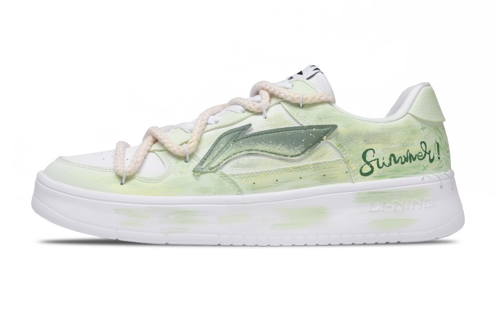 LINING Pontoon Boats Skateboard Shoes Women's Low top White