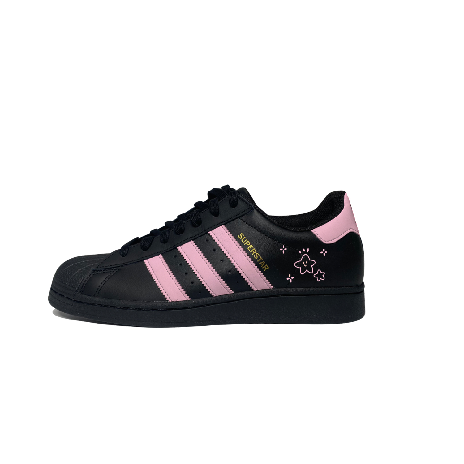 Adidas Originals SUPERSTAR Low Top Skateboard Shoes Unisex Black Pink купить в интернет-магазине Yoocart с быстрой доставкой по России.