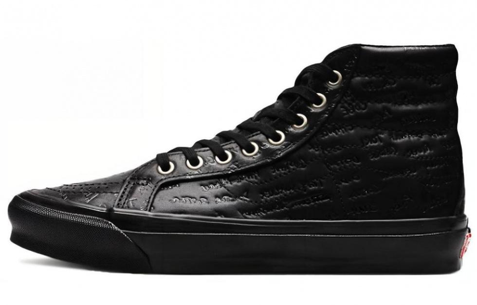 Vans Sk8 Hi Lx Jim Goldberg Black Leather