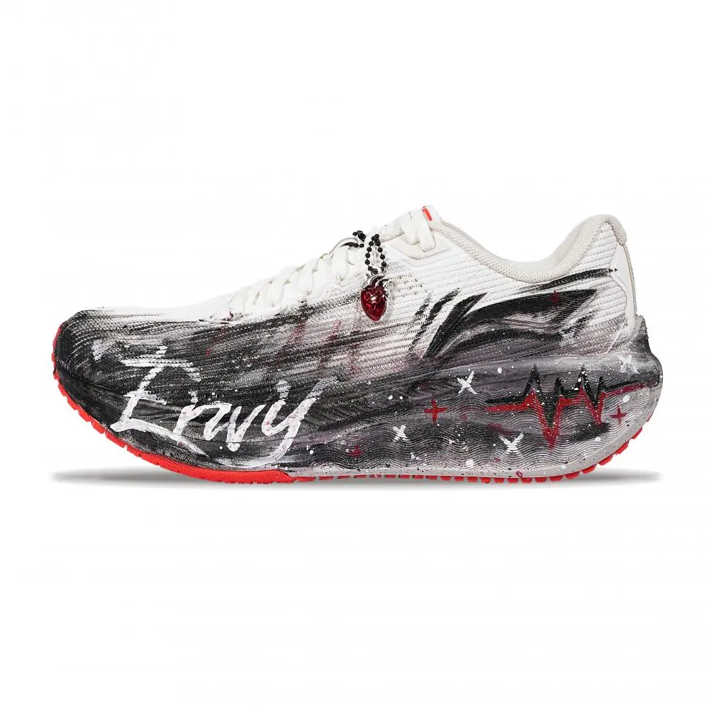 LiNing Wuyue 2.0 Cushioning Abrasion Resistant Breathable Low top Casual Running Shoes Men's Beige Black