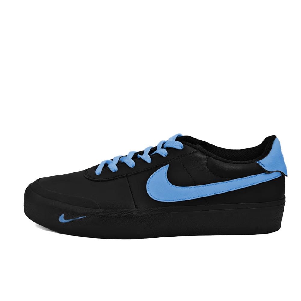 Nike Court Shot Slip-Resistant Cushioning Wear-Resistant Low-Top Skateboard Shoes Unisex Blue