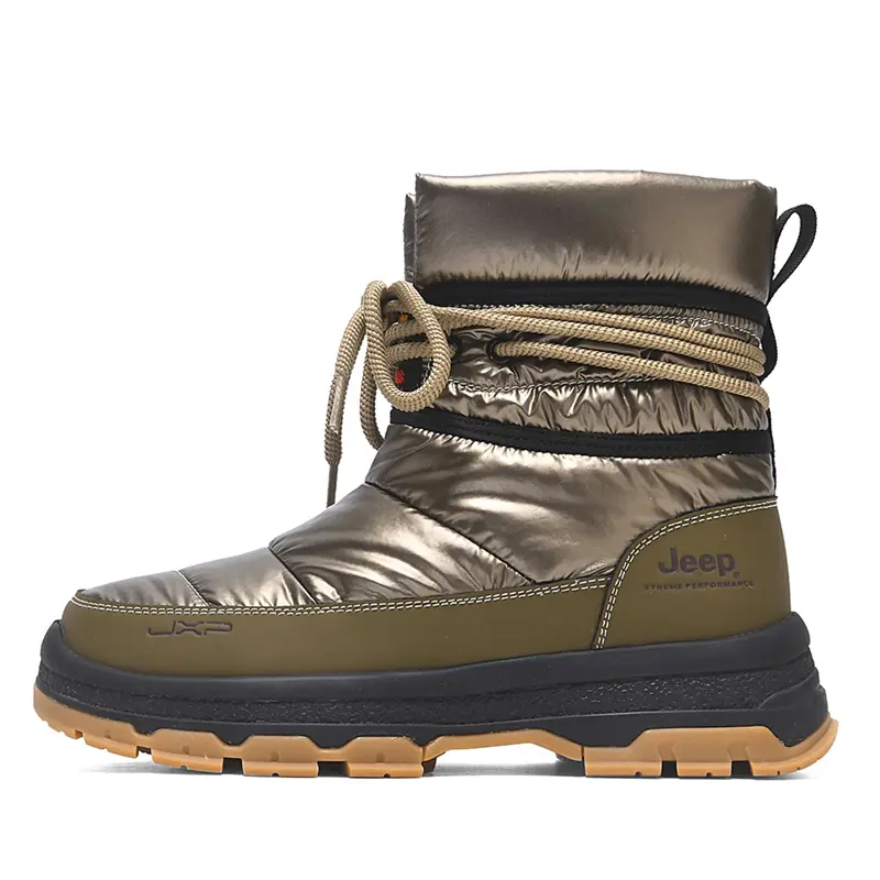 Jeep Crew Snow Boots Unisex Army Green