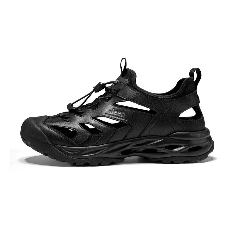 Jeep Outdoor Casual River Trekking Shoes Unisex Black