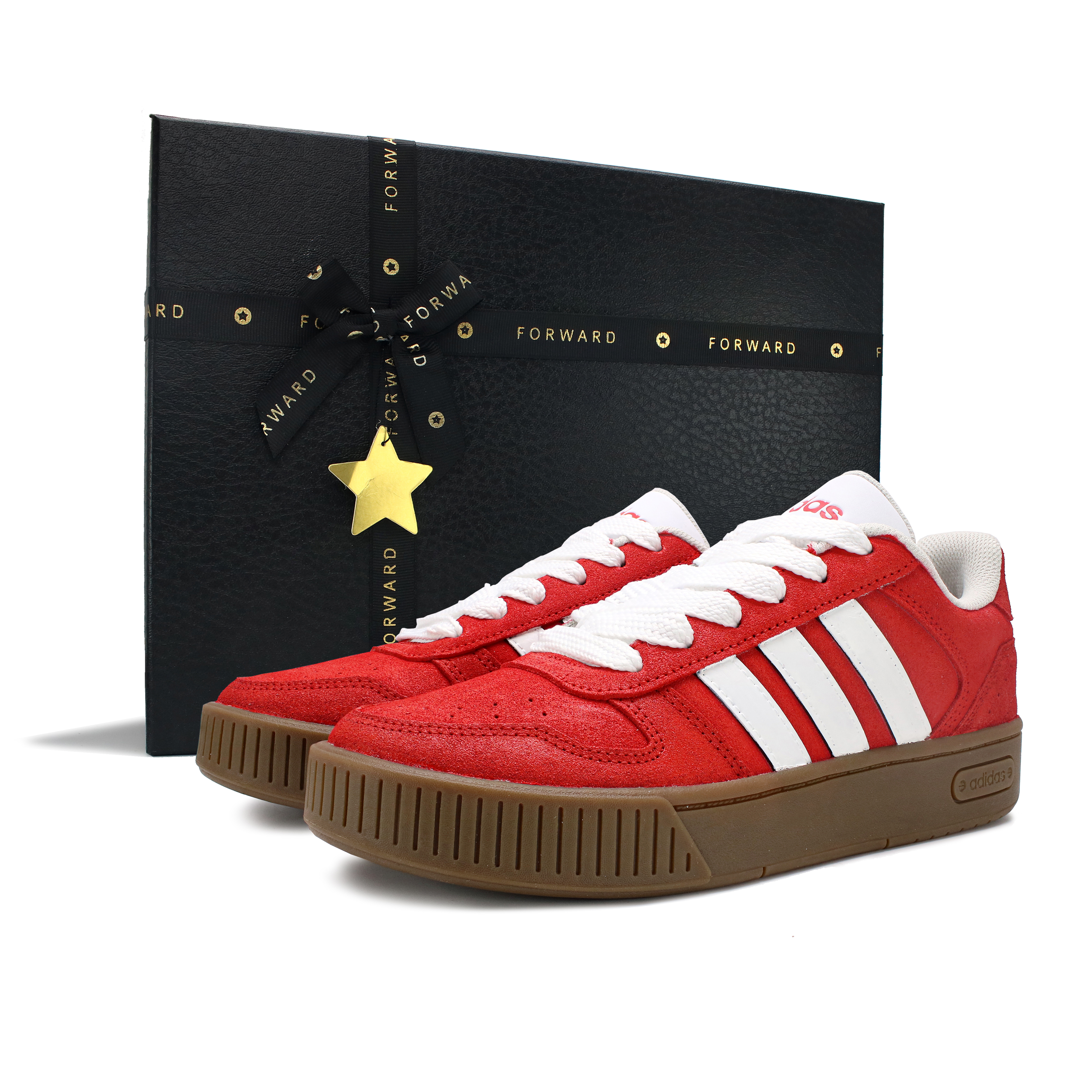 Adidas Neo D PAD Slip Resistant Low Top Skateboard Shoes Unisex Red White купить в интернет-магазине Yoocart с быстрой доставкой по России.