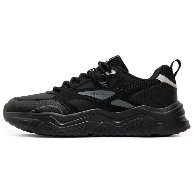 361° Abrasion Resistant Slip Resistant Low top Casual Shoes Men's Black