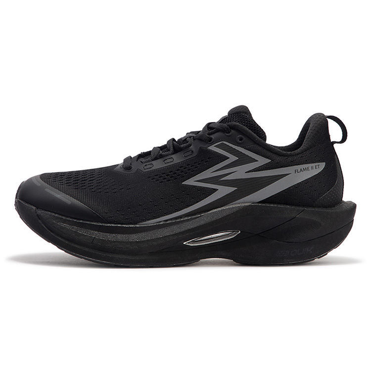 361° Cushioning Anti-Slip Wear-Resistant Breathability Low-Top Running Shoes Unisex Obsidian Black