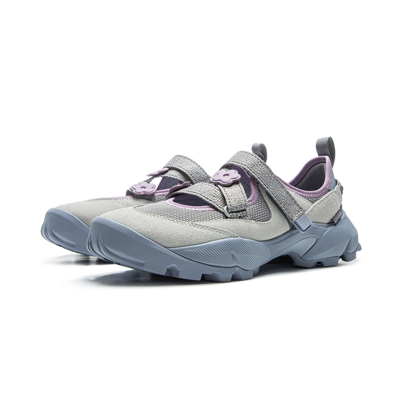 TYAKASHA x LiNing Anti Slip Wear Resistant Low Top Casual Shoes Women's Calm Gray Frost Gray