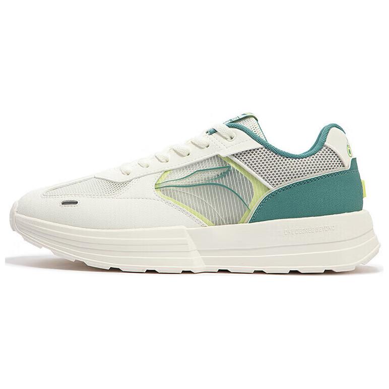 361° Breathable And Lightweight Low Top Casual Shoes Men's White Green