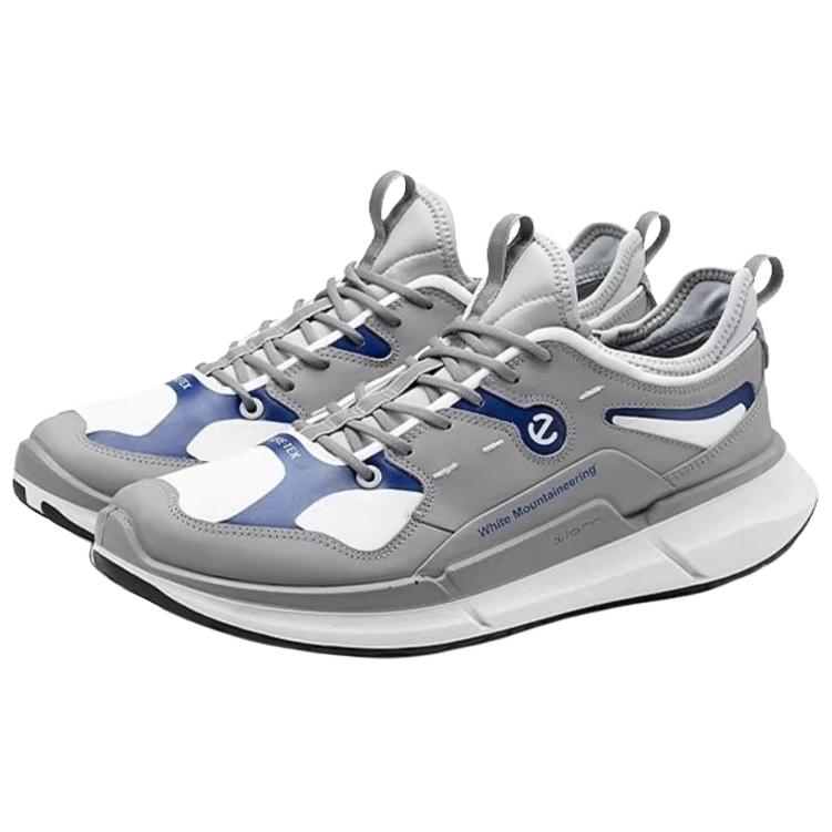 White Mountaineering x Ecco Biom 2.2 Abrasion Resistant Low Top Running Shoes Men's Gray