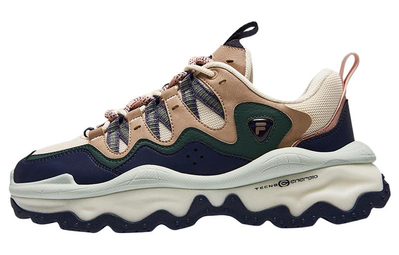 FILA FUSION QD 96 DX Low Top Chunky Sneakers Women's Light Khaki