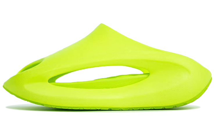 LiNing Quiet Abrasion-Resistant Slide Slippers Men's Fluorescent Verdant Green