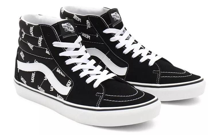 Vans Sk8 Hi Vans Allover Logo Black купить в интернет-магазине Yoocart с быстрой доставкой по России.