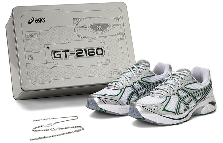 Asics GT 2160 Беговые кроссовки Низкие Белый серебристый Зеленый Унисекс