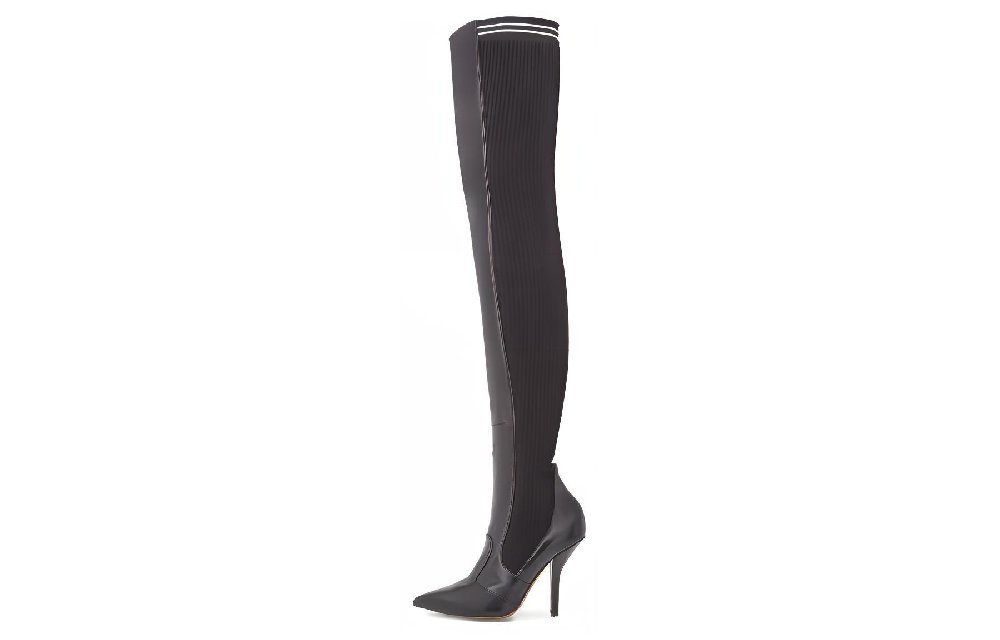 FENDI Knee-high Boots Women's Black